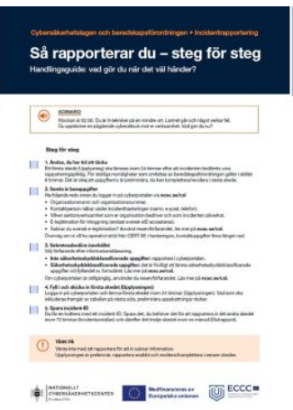 Cybersäkerhet: Nya rutiner och ny portal för Incidentrapportering